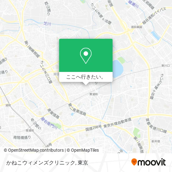 かねこウィメンズクリニック地図