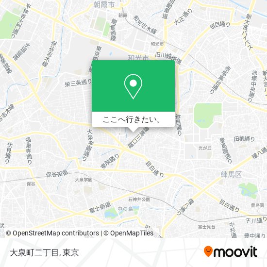 大泉町二丁目地図