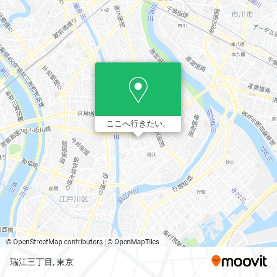 瑞江三丁目地図