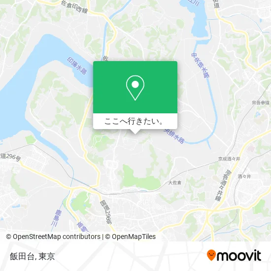飯田台地図