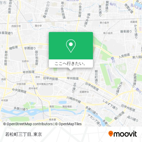 若松町三丁目地図