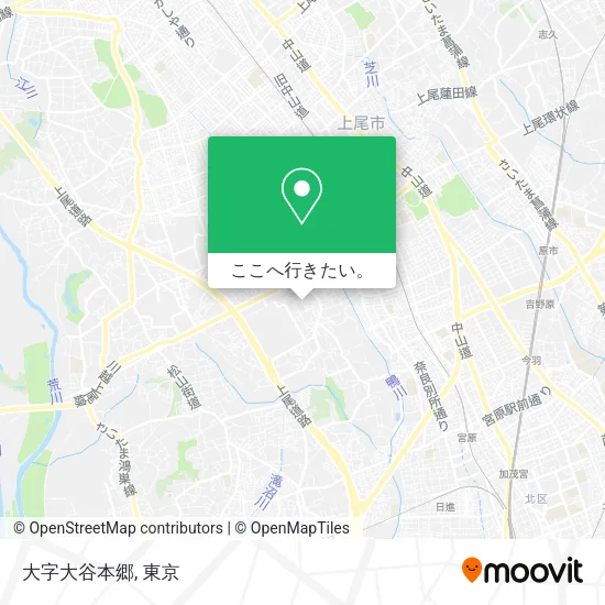 大字大谷本郷地図