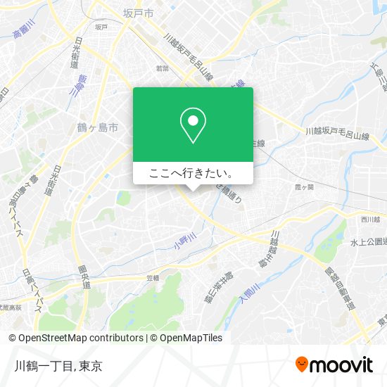 川鶴一丁目地図