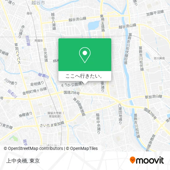 上中央橋地図