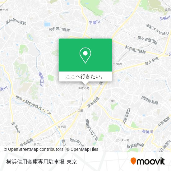 横浜信用金庫専用駐車場地図