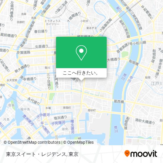 東京スイート・レジデンス地図