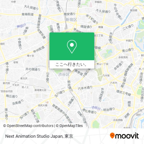 Next Animation Studio Japan地図