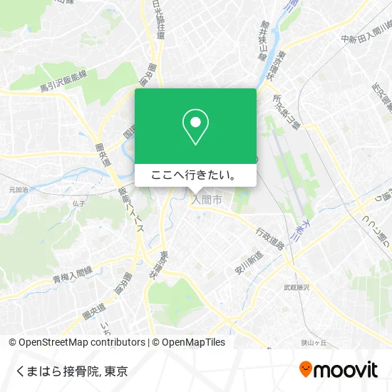 くまはら接骨院地図