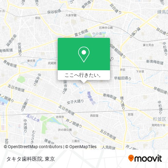 タキタ歯科医院地図