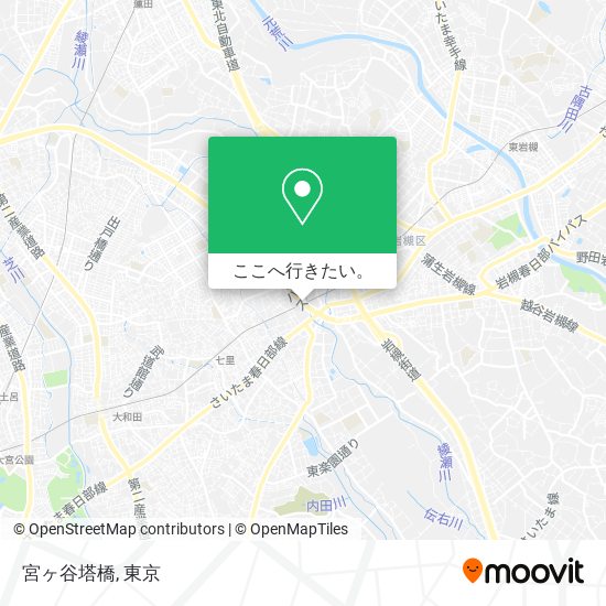 宮ヶ谷塔橋地図