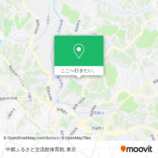 中郷ふるさと交流館体育館地図