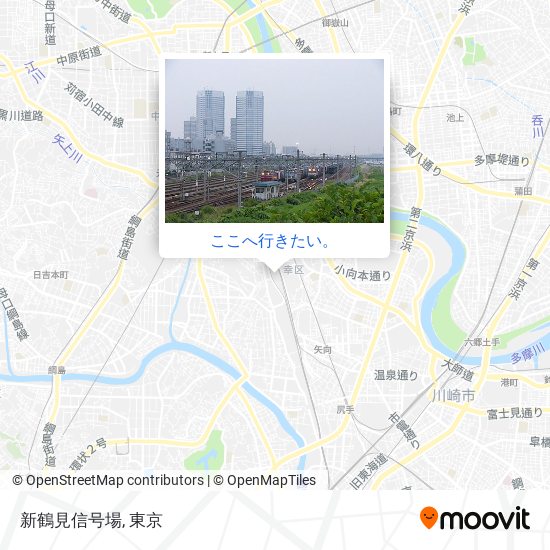 新鶴見信号場地図