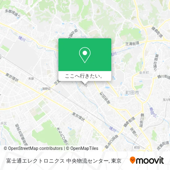 富士通エレクトロニクス 中央物流センター地図
