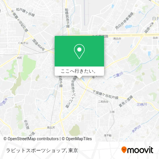 ラビットスポーツショップ地図