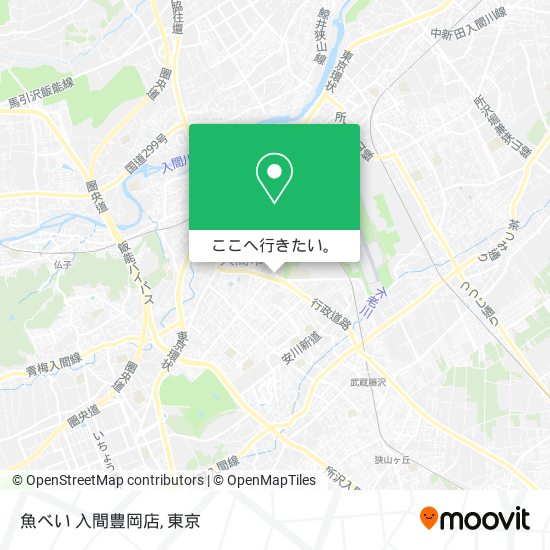 魚べい 入間豊岡店地図