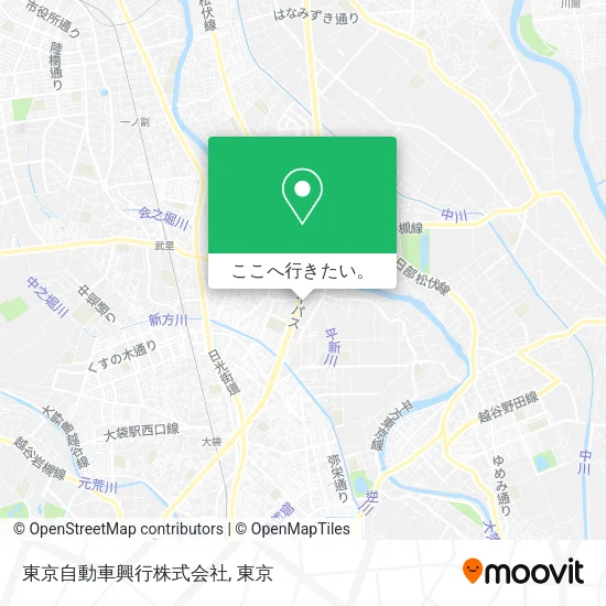 東京自動車興行株式会社地図