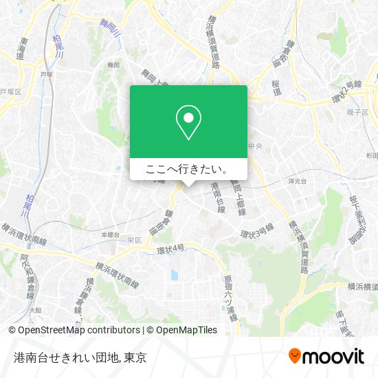 港南台せきれい団地地図