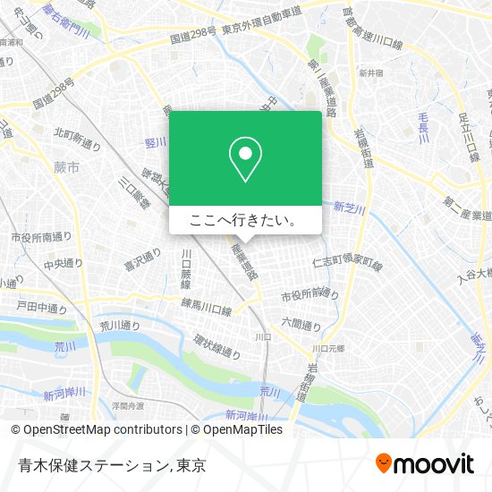 青木保健ステーション地図