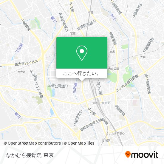 なかむら接骨院地図