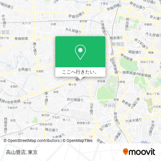 高山畳店地図