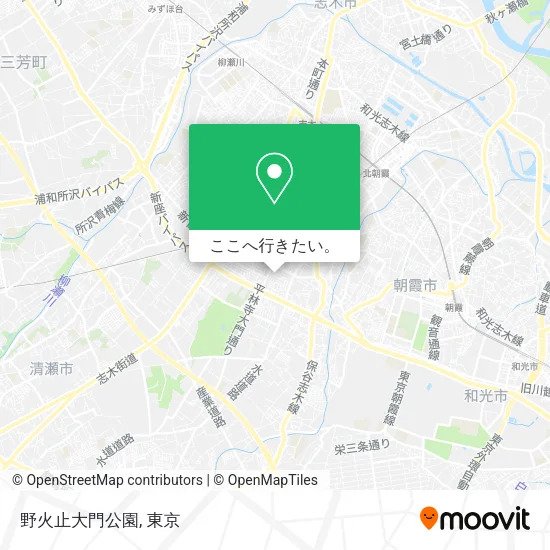 野火止大門公園地図