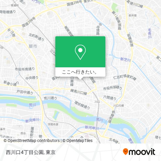 西川口4丁目公園地図