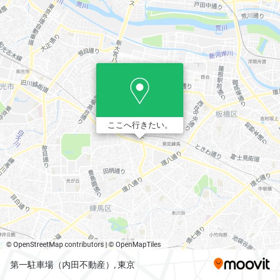第一駐車場（内田不動産）地図