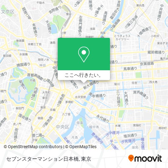 セブンスターマンション日本橋地図