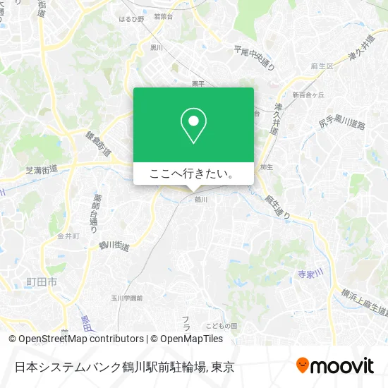 日本システムバンク鶴川駅前駐輪場地図