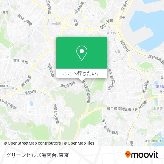 グリーンヒルズ港南台地図