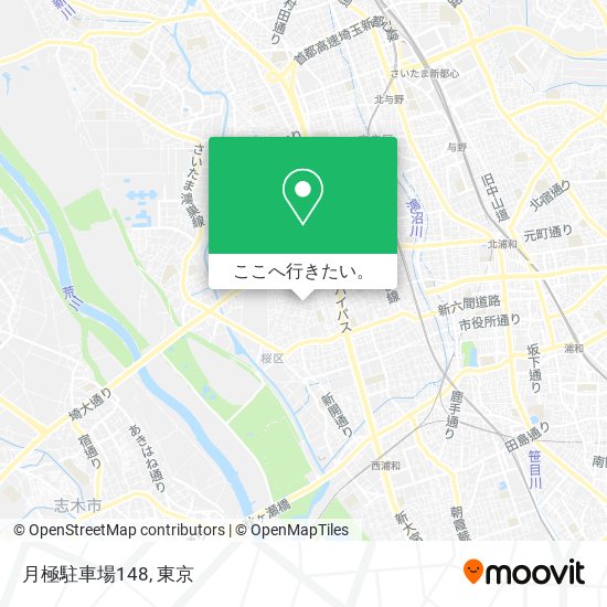 月極駐車場148地図