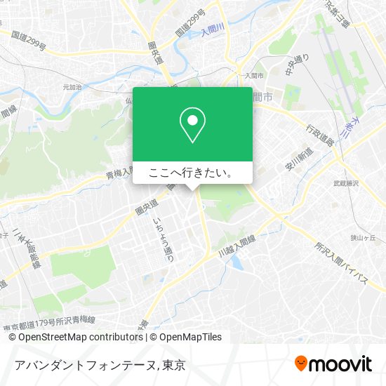 アバンダントフォンテーヌ地図