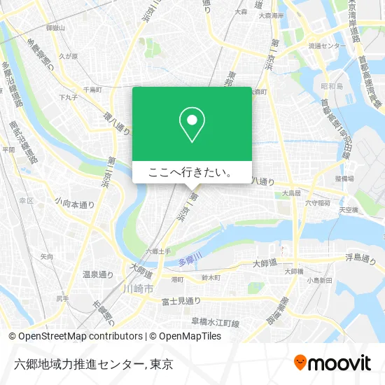 六郷地域力推進センター地図