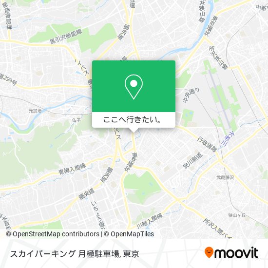 スカイパーキング 月極駐車場地図