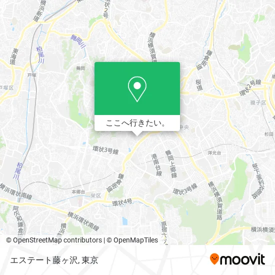 エステート藤ヶ沢地図