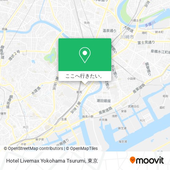 Hotel Livemax Yokohama Tsurumi地図