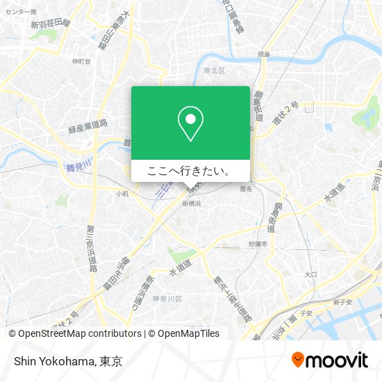 Shin Yokohama地図
