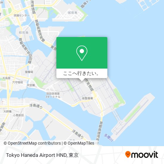 Tokyo Haneda Airport HND地図