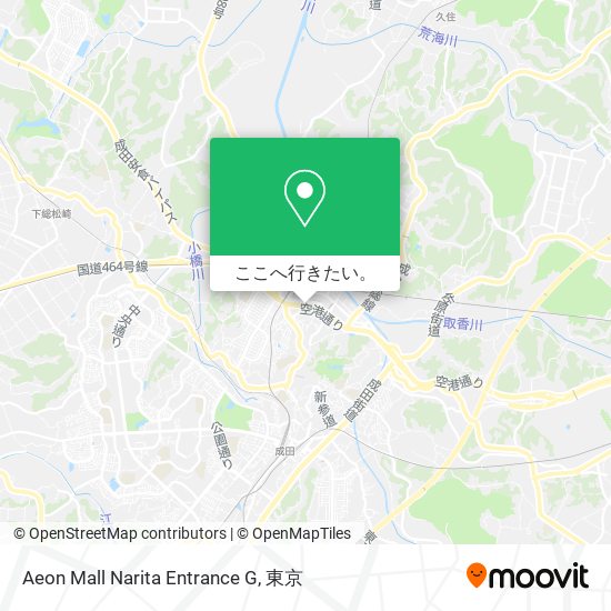 Aeon Mall Narita Entrance G地図