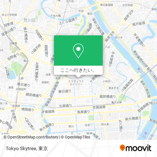 Tokyo Skytree地図