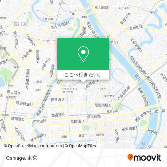Oshiage地図