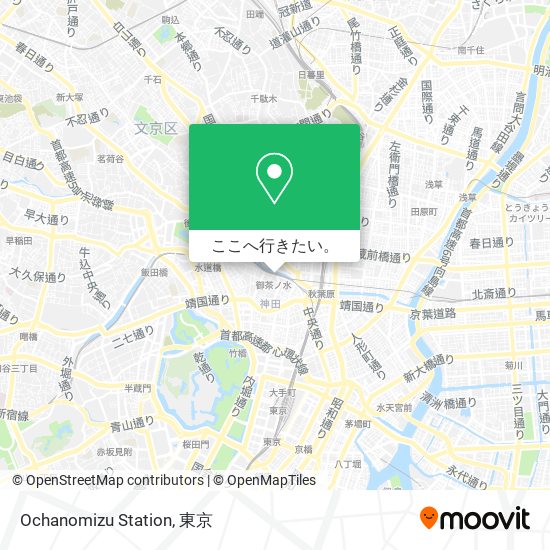 Ochanomizu Station地図