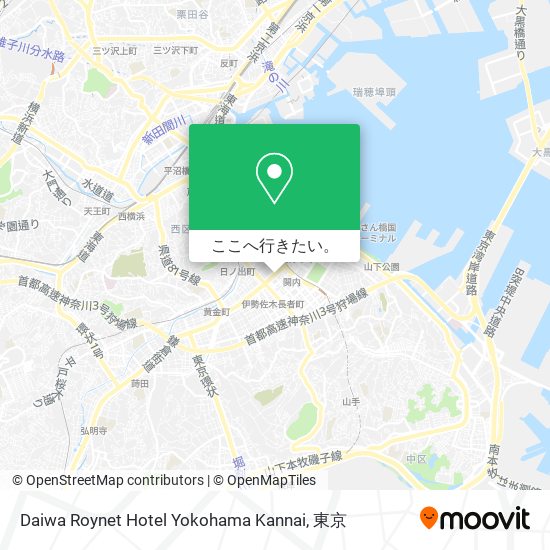 Daiwa Roynet Hotel Yokohama Kannai地図