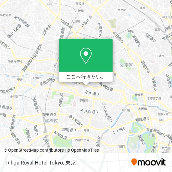 Rihga Royal Hotel Tokyo地図