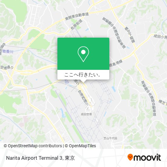 Narita Airport Terminal 3地図