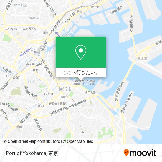 Port of Yokohama地図
