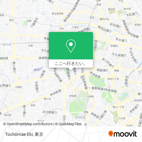 Tochōmae Eki地図