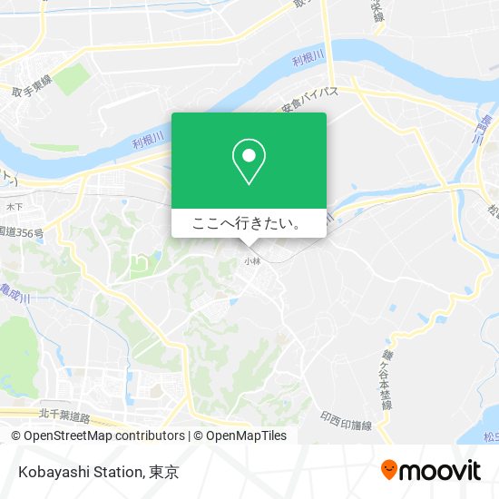 Kobayashi Station地図