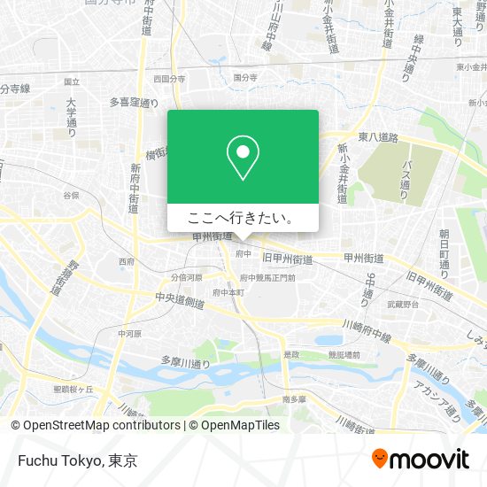 Fuchu Tokyo地図