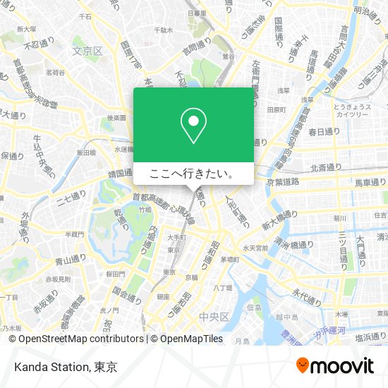 Kanda Station地図